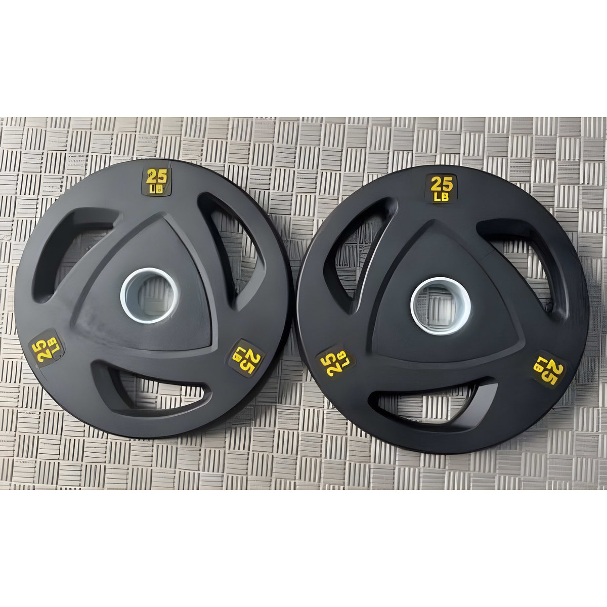 Discos Olimpicos de  Goma Heavy Fit 25 lbs
