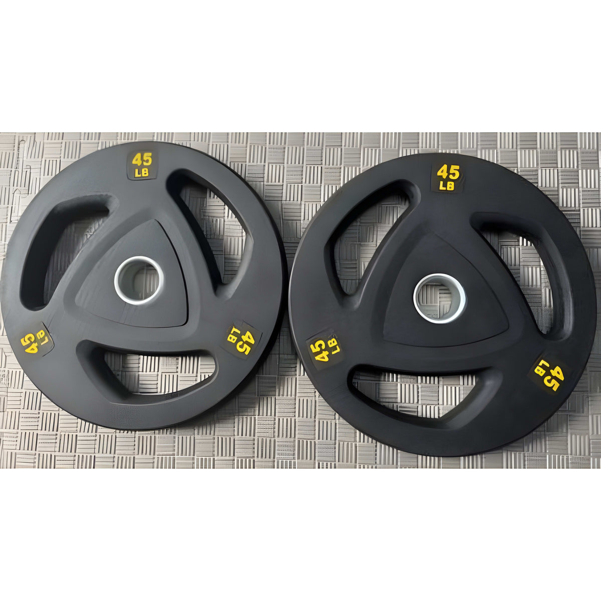 Discos Olimpicos de  Goma Heavy Fit 45 lbs