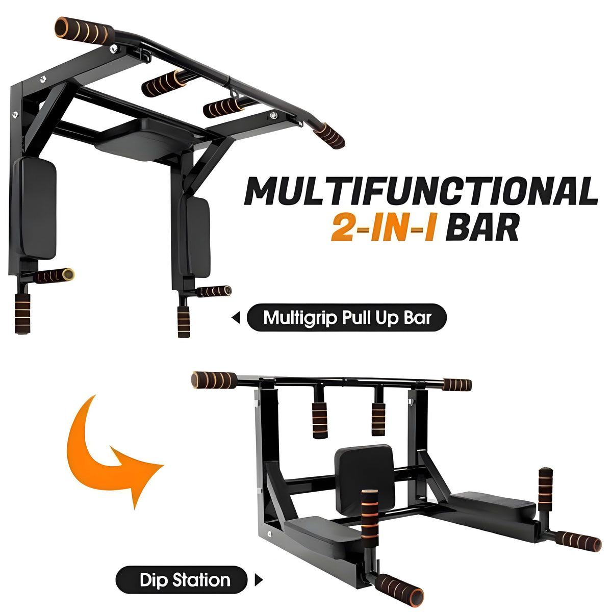 Barra Pull ups multifuncional